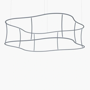 podwieszany system wystawienniczy w kształcie koniczyn