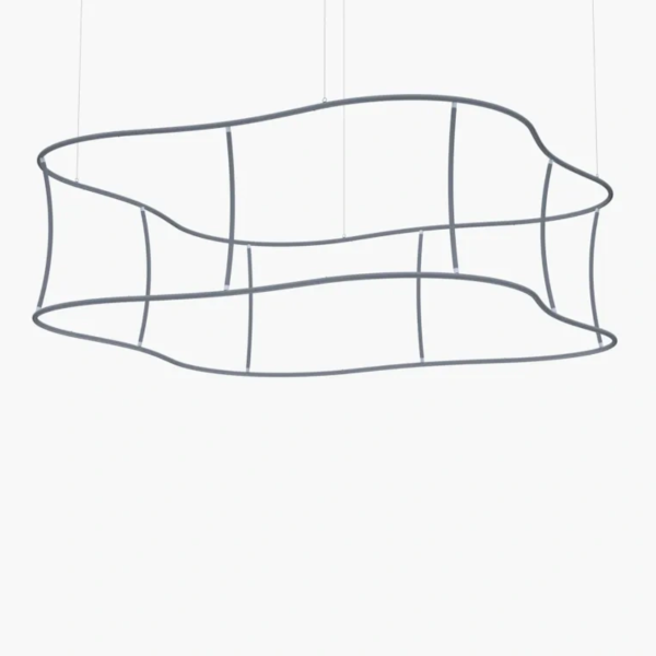 podwieszany system wystawienniczy w kształcie koniczyn