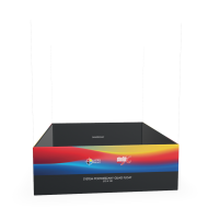 innowacyjny system reklamowy podwieszany reklamowy, na targi, eventy