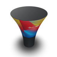 totem reklamowy, który doskonale sprawdzi się jako uzupełnienie stoiska targowego, recepcji czy imprezy firmowej