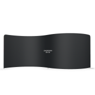 pofalowana ścianka tekstylna, która pozwoli w ciekawy sposób zaaranżować przestrzeń targową, konferencyjną lub na recepcji