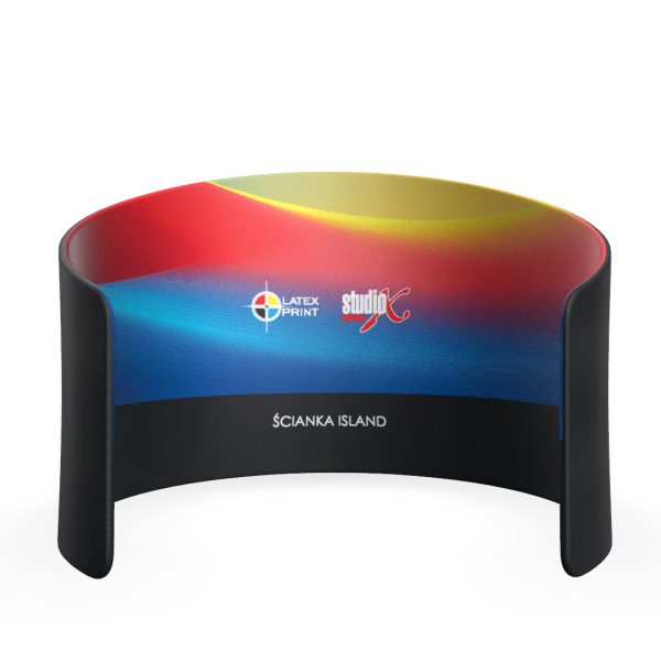 Ścianka Island Łukowa stoisko handlowe w formie wyspy, idealne rozwiązanie dla firm poszukujących systemów wystawienniczych, które podkreślą profesjonalny charakter brandu i wyróżnią go na tle konkurencji. Wybierając nasze ścianki prezentacyjne, stawiasz na produkt, który wyeksponuje Twoją markę i wesprze działania promocyjne.