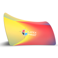 Ścianka reklamowa tunel o oryginalnym i przyciągającym uwagę kształcie pozwoli wyróżnić się na tle standardowych systemów. Ścianka może służyć jako namiot.