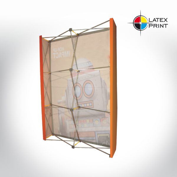 ścianka prosta tekstylna typu popup hopup