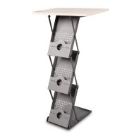 trybunka stojak na ulotki na konferencje eventy targi