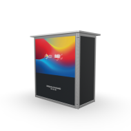 trybunka reklamowa, która będzie doskonałym rozwiązaniem dla promocji i prezentacji Twoich produktów i usług. Stoisko wystawiennicze jest nie tylko estetyczne, ale także funkcjonalne i efektywne podczas różnego rodzaju wydarzeń i wystaw.