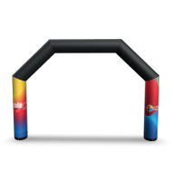 brama reklamowa stałociśnieniowa z indywidualnym nadrukiem