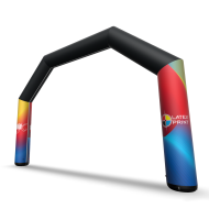 brama reklamowa stałociśnieniowa z indywidualnym nadrukiem