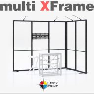 Mobilny modułowy system zabudowy targowej beznarzędziowy