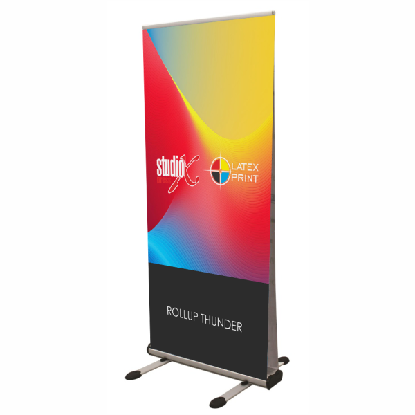 Rollup dwustronny thunder Ścianka reklamowa, rollup orginal, roll up, na targi, eventy, reklama na konferencje, system wystawienniczy