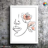 plakat jedna linia sensual women