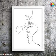 plakat jedna linia sensual women