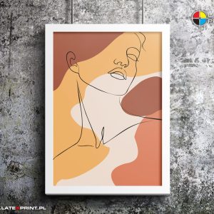 plakat jedna linia sensual women