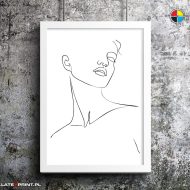 plakat jedna linia sensual women