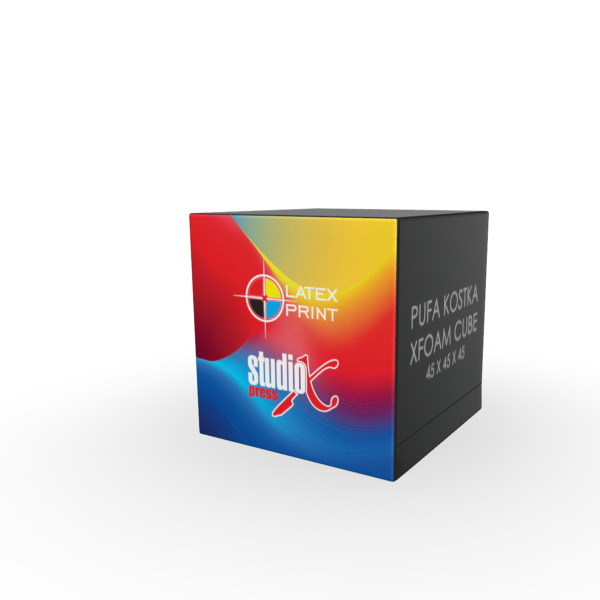 Meble targowe eventowe pufa reklamowa siedzisko