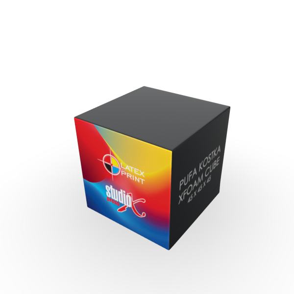 Meble targowe eventowe pufa reklamowa siedzisko