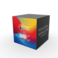 Meble targowe eventowe pufa reklamowa siedzisko