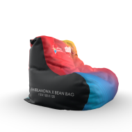 Meble targowe eventowe pufa reklamowa siedzisko