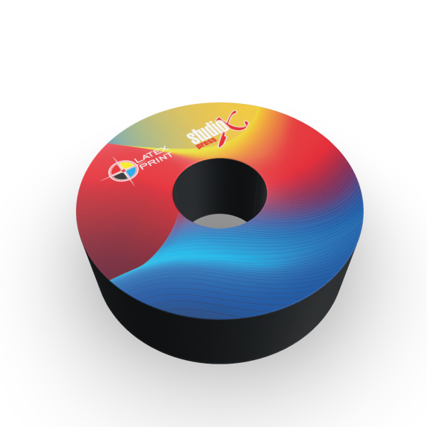 Pufa reklamowa z własnym nadrukiem