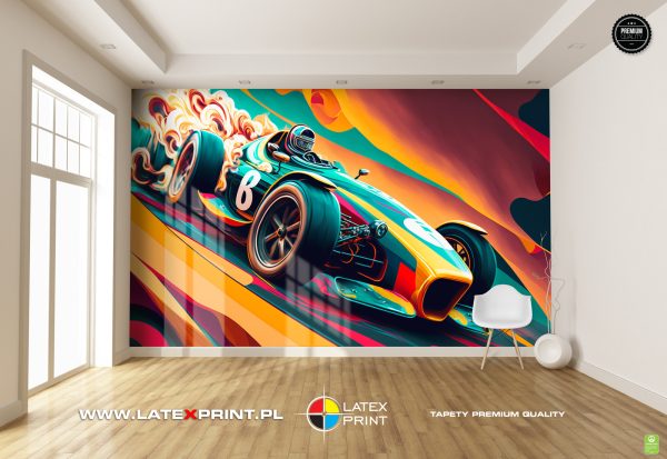 Tapeta do pokoju SPEED F1 Tapeta do pokoju SPEED F1