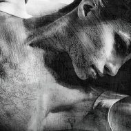 Seria grafik GREY ART tapety naklejki plakaty Anioł Angel tapeta