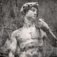 Seria grafik GREY ART tapety naklejki plakaty Dawid Grecja