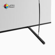 L baner prosty system ścianki banerowej