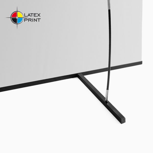 L baner prosty system ścianki banerowej