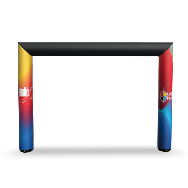 Brama stałociśnieniowa Square brama reklamowa stałociśnieniowa z indywidualnym nadrukiem