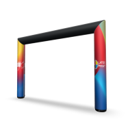 brama reklamowa stałociśnieniowa z indywidualnym nadrukiem