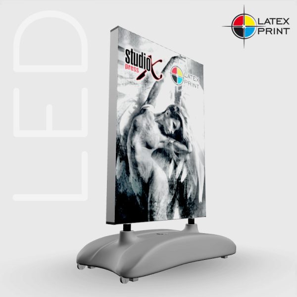 potykacz zewnętrzny LED 2 stronny