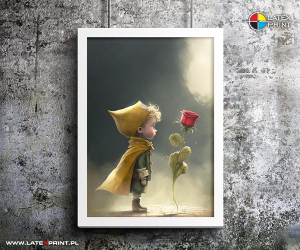 Mały chłopiec i róża Mały chłopiec i róża