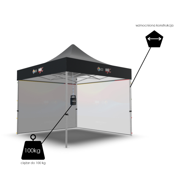 Namiot PRO EXPRESS Namiot PRO EXPRESS, namiot reklamowy, wzmocniona konstrukcja