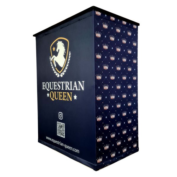 Trybunka tekstylna, stoisko wystawiennicze, lada degustacyjna, dowolny wymiar