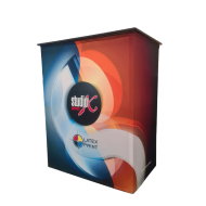 Trybunka tekstylna, stoisko wystawiennicze, lada degustacyjna, dowolny wymiar