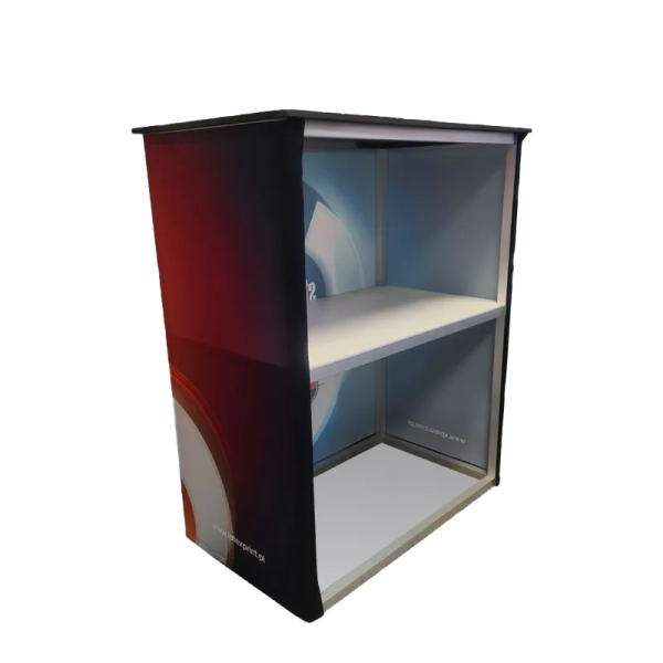 Trybunka tekstylna, stoisko wystawiennicze, lada degustacyjna, dowolny wymiar