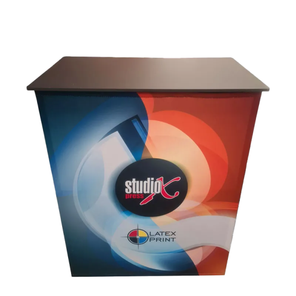 Trybunka tekstylna, stoisko wystawiennicze, lada degustacyjna, dowolny wymiar