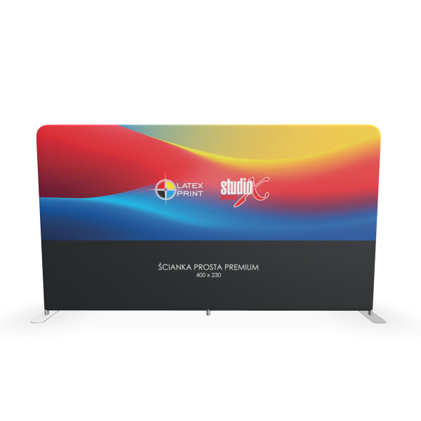 Ścianka prosta premium Ścianka na event, konferencje, targi