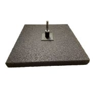 Czarna gumowa podstawa do flag