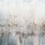 Flamingi - tapeta na wymiar