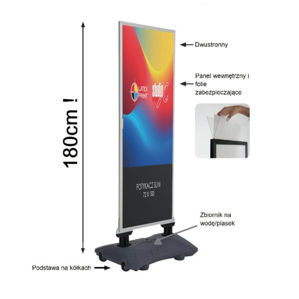 potykacz wysoki slim