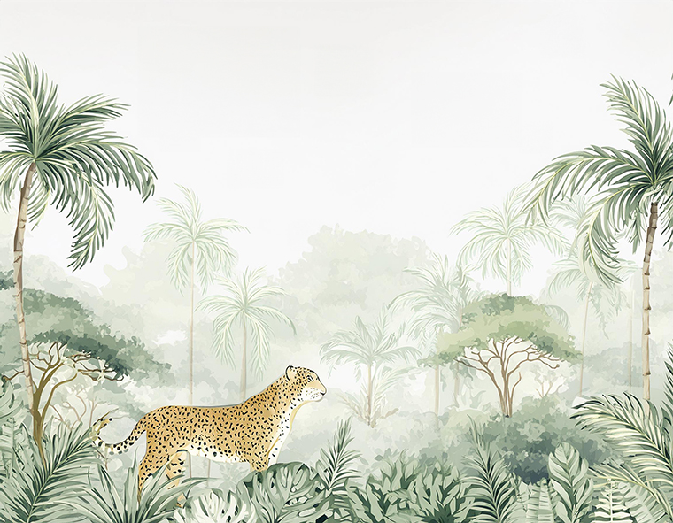 tapeta safari dedykowana dla dzieci