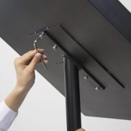 stojak restauracyjny menu system informacyjny na zewnątrz stojak na ulotki