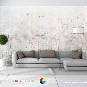 Flamingi - tapeta na wymiar