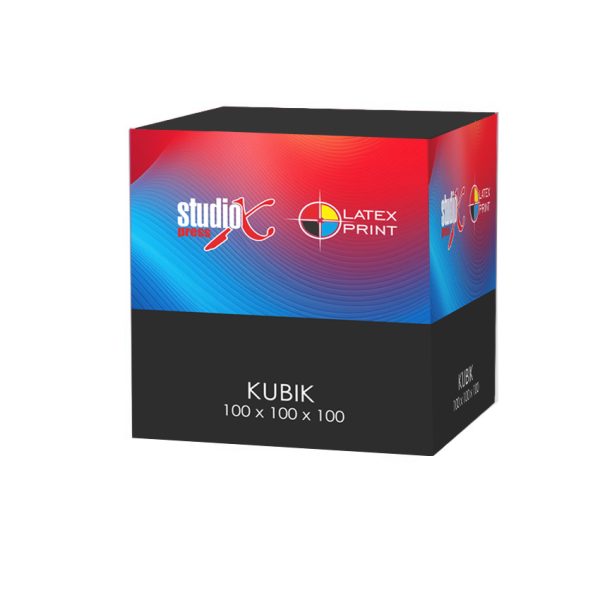 słup reklamowy totem kubik