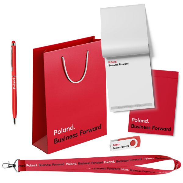 gadżety Marka Polskiej Gospodarki długopis smycz notes pendrive gadżety poland. business forward