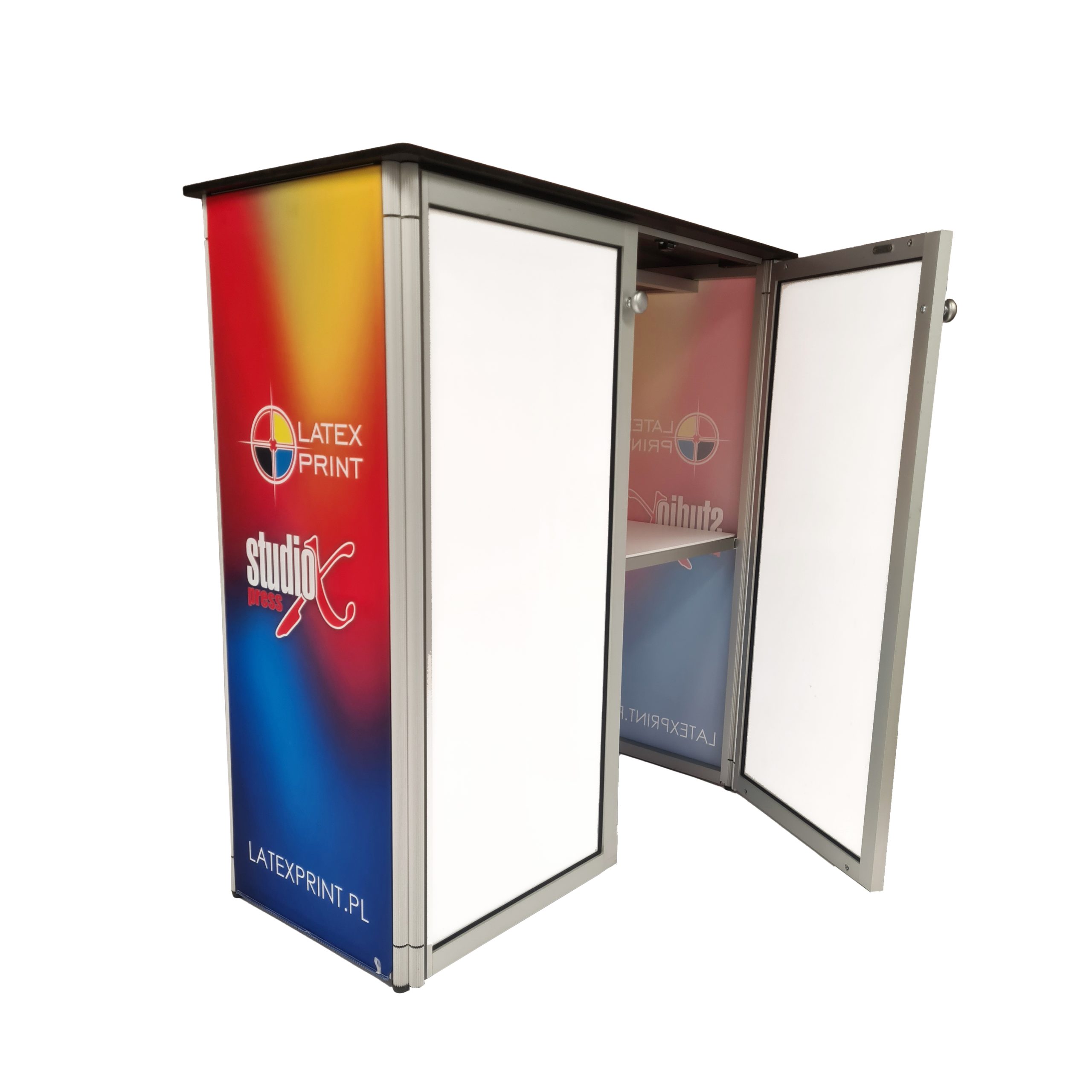 Trybunka lada z drzwiczkami