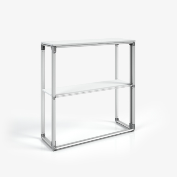 trybunka stelaż przechowywanie materiałów promocyjnych