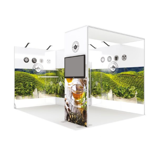 Vector Stoisko 12m2 moduły łukowe