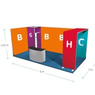 stoisko targowe 18m2